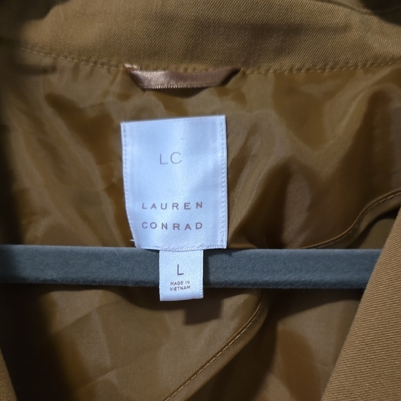 LC Lauren Conrad Tan Pleated Tie Front Sundress - Picture 2 of 11